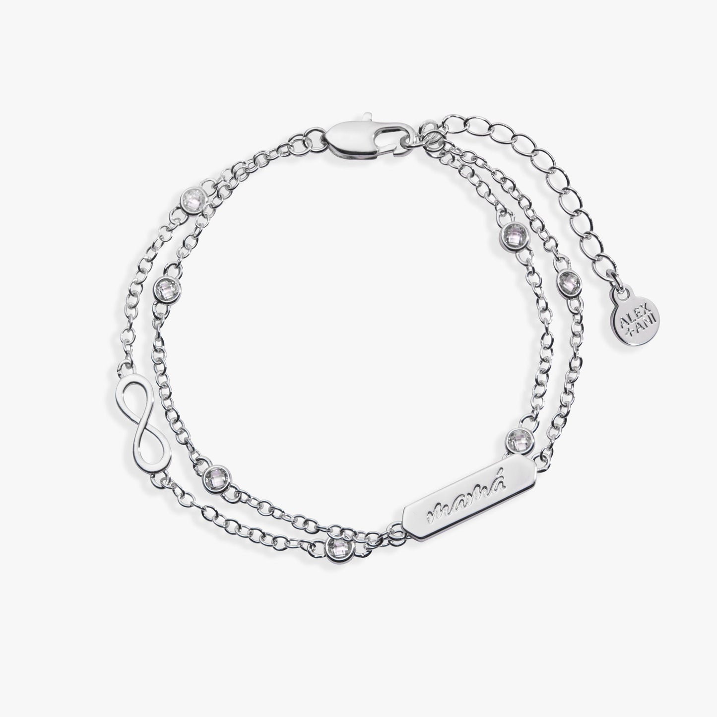 Mamá Infinity Chain Double Strand Bracelet ALEX AND ANI