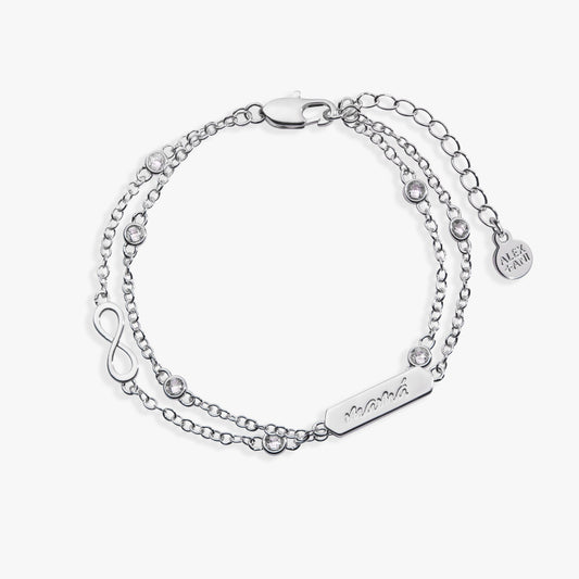 Mamá Infinity Chain Double Strand Bracelet ALEX AND ANI