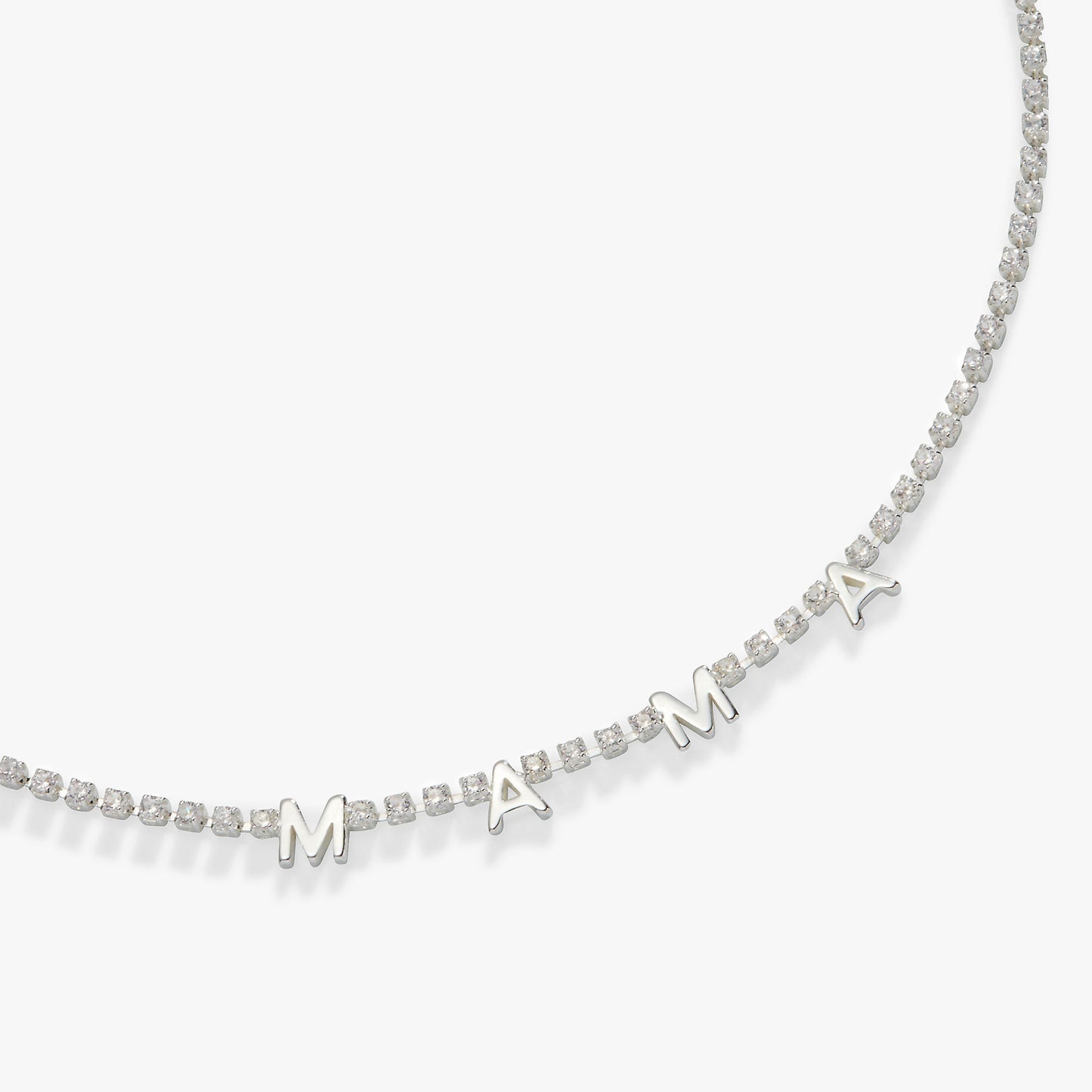 Mama Crystal Tennis Necklace ALEX AND ANI