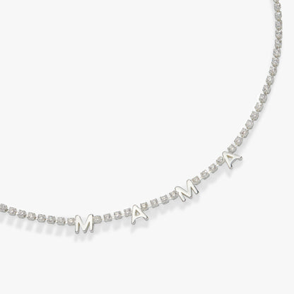 Mama Crystal Tennis Necklace ALEX AND ANI