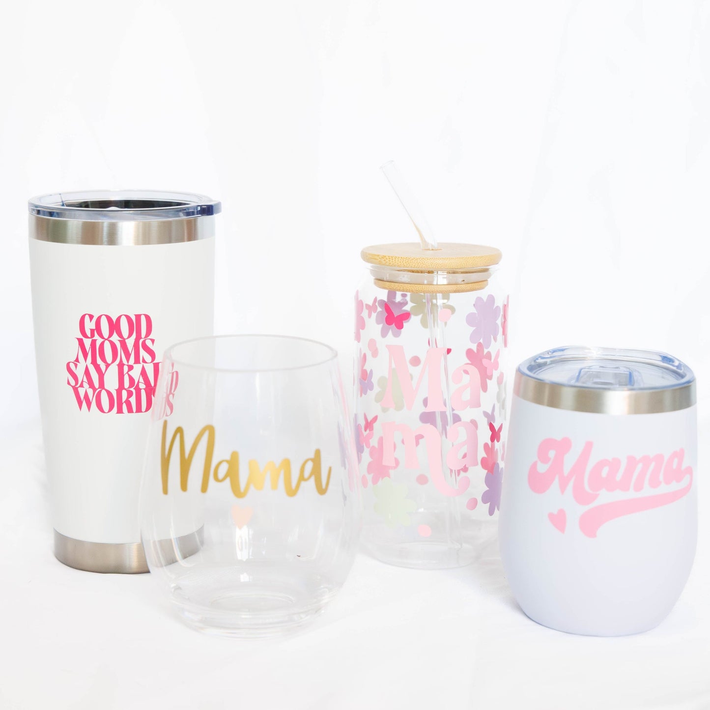 Mama Wine Glass & Tumbler | Mother's Day Gift for Mom Everything Labeled
