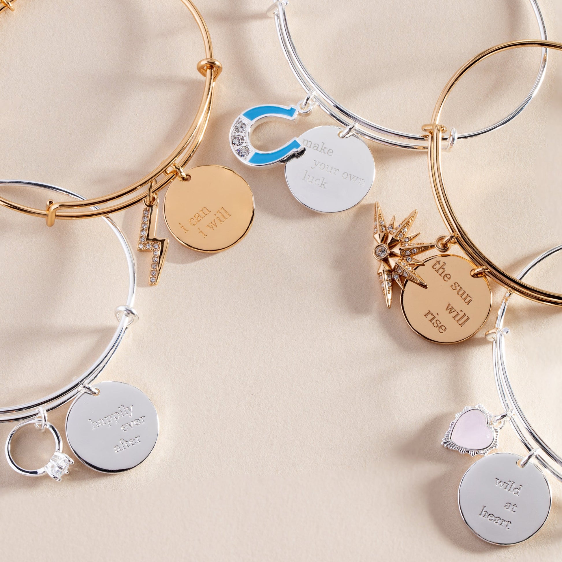 “The Sun Will Rise” Duo Charm Bangle ALEX AND ANI