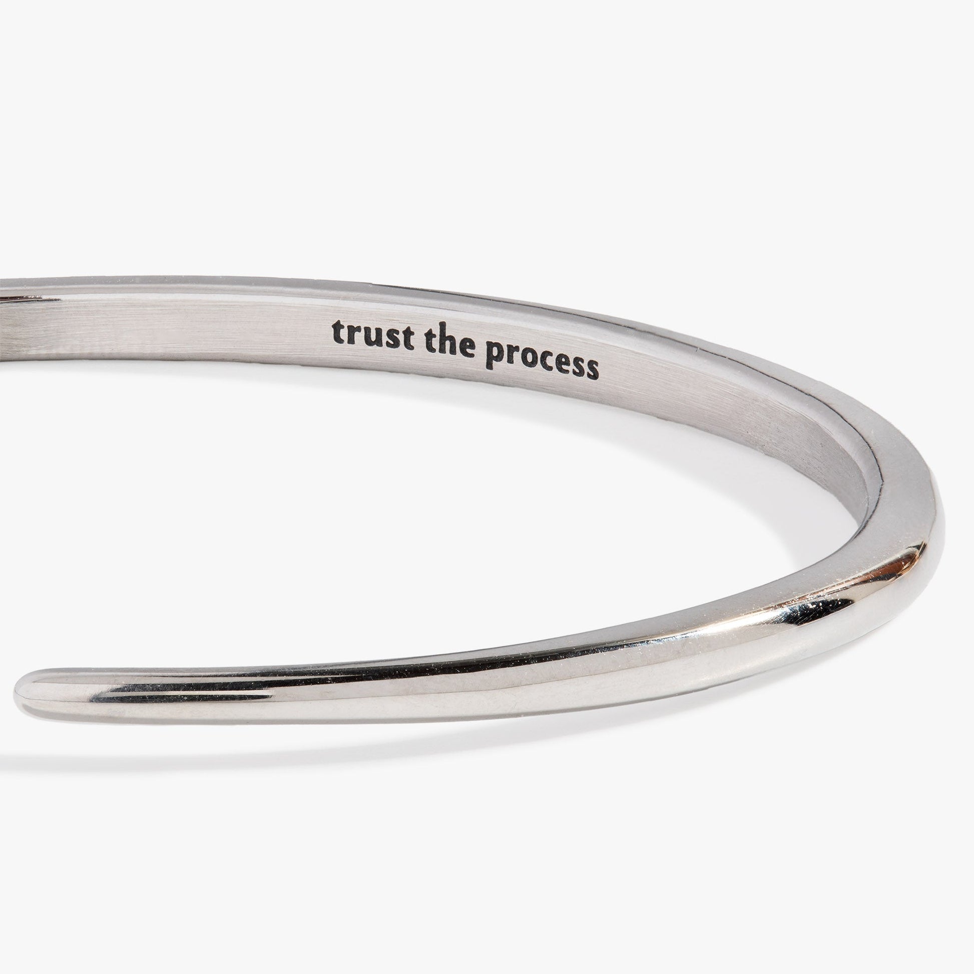 “Trust the Process” Open Tusk Cuff Bracelet ALEX AND ANI