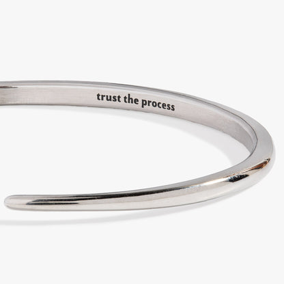 “Trust the Process” Open Tusk Cuff Bracelet ALEX AND ANI