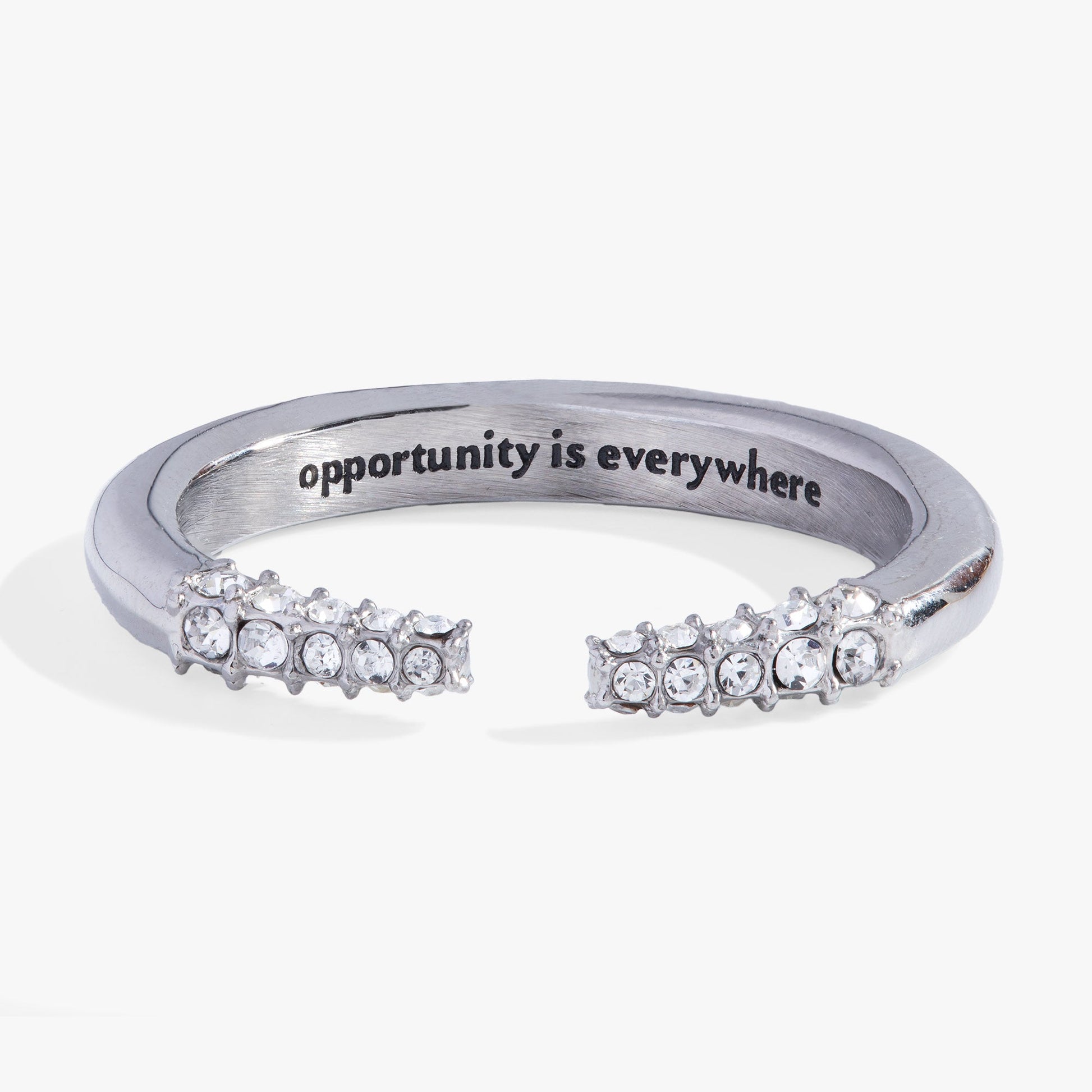 “Opportunity is Everywhere” Open Tusk Ring ALEX AND ANI