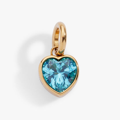 March 'Faith' Heart Birthstone Charm ALEX AND ANI