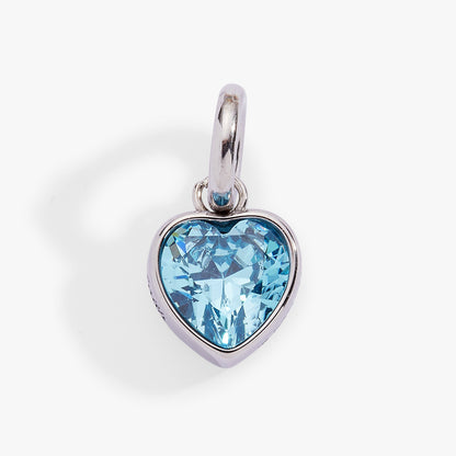 March 'Faith' Heart Birthstone Charm ALEX AND ANI