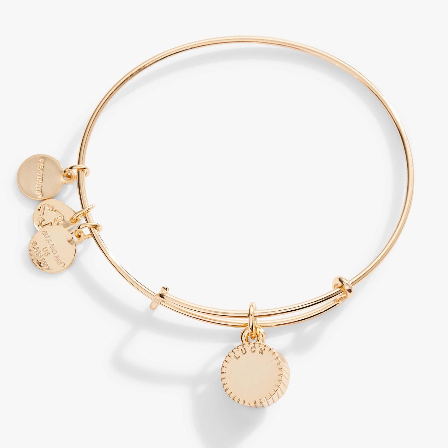 May Birthstone Charm Bangle, Emerald ALEX AND ANI