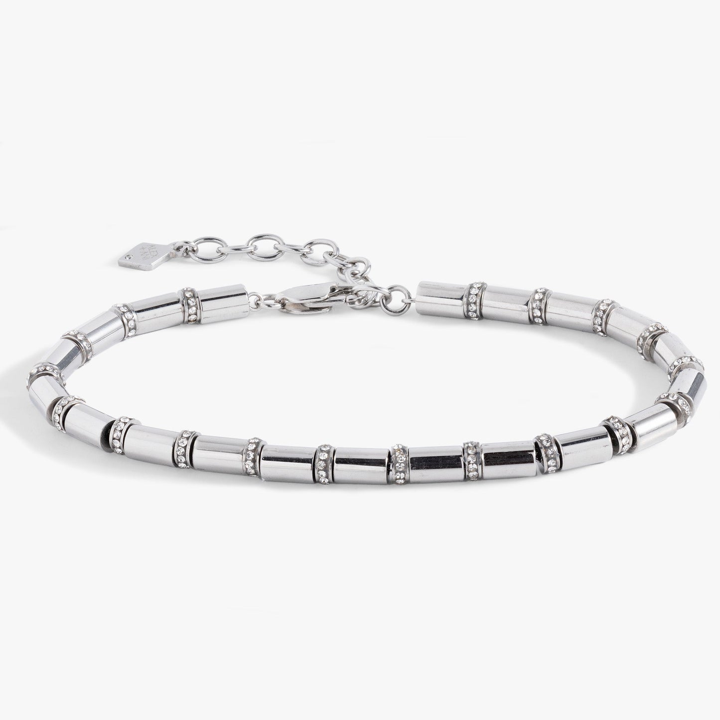 Tube Bead and Crystal Chain Bracelet ALEX AND ANI