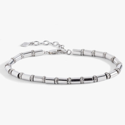Tube Bead and Crystal Chain Bracelet ALEX AND ANI