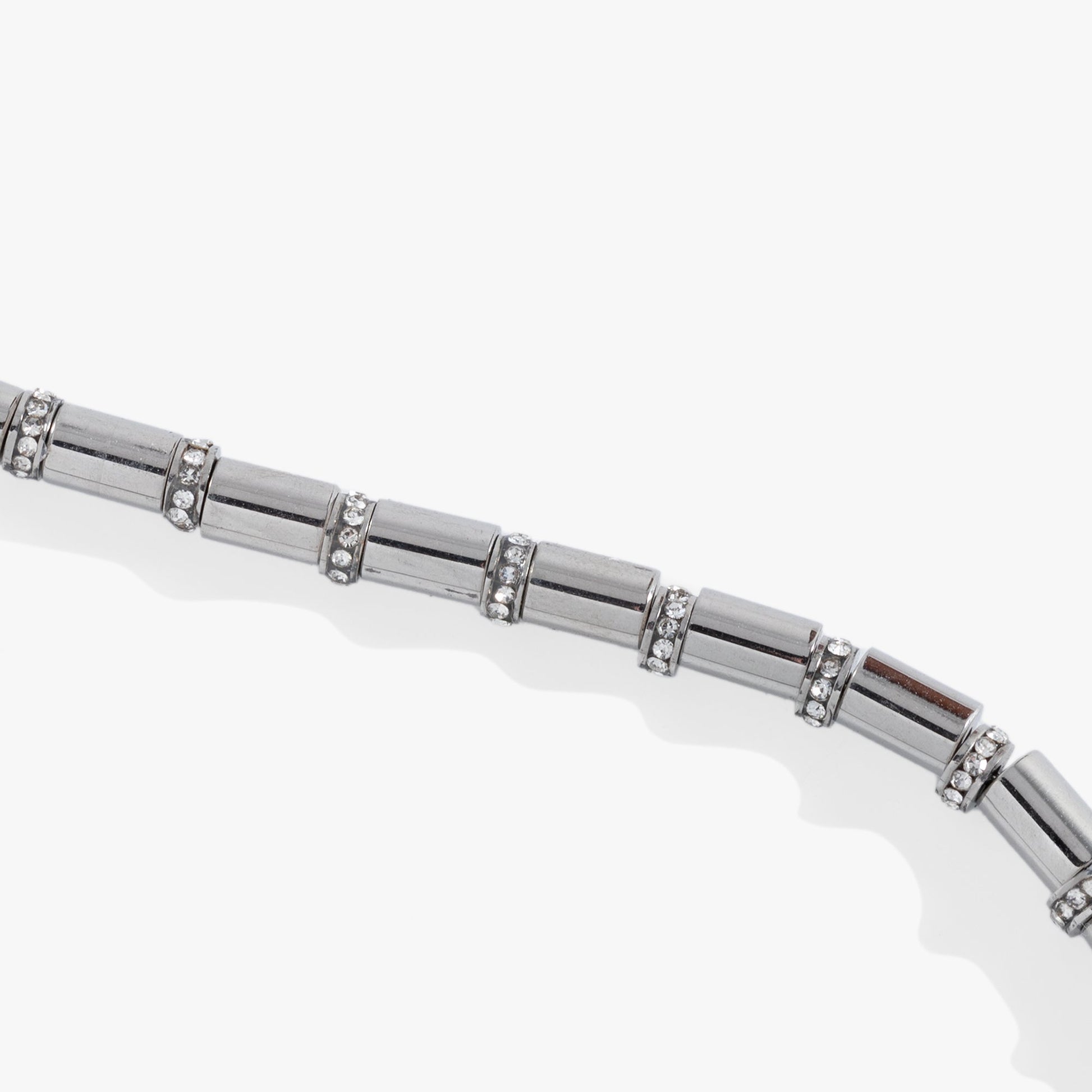 Tube Bead and Crystal Chain Bracelet ALEX AND ANI