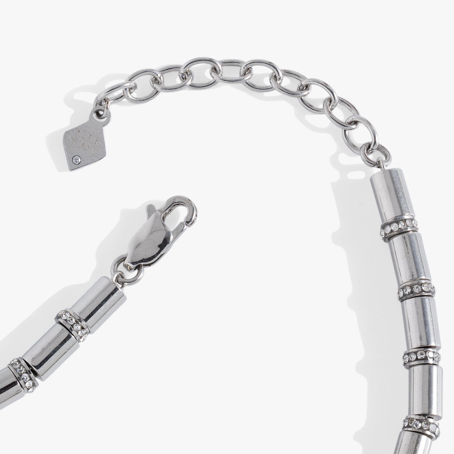 Tube Bead and Crystal Chain Bracelet ALEX AND ANI