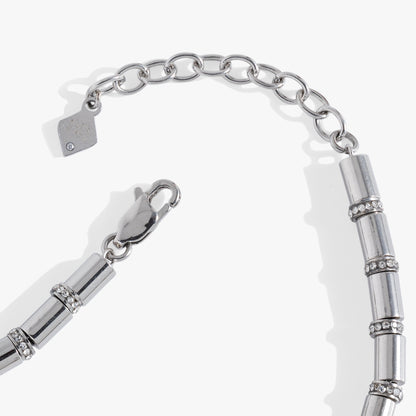 Tube Bead and Crystal Chain Bracelet ALEX AND ANI