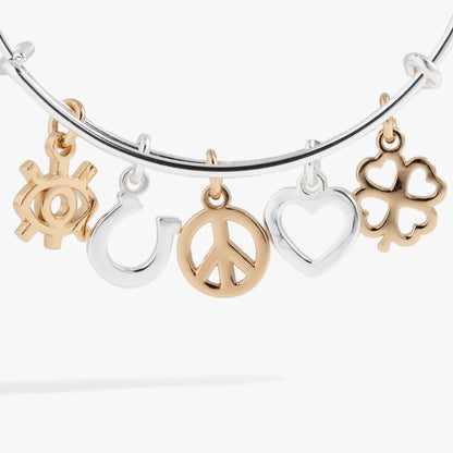 Mixed Symbol Multi-Charm Bangle ALEX AND ANI