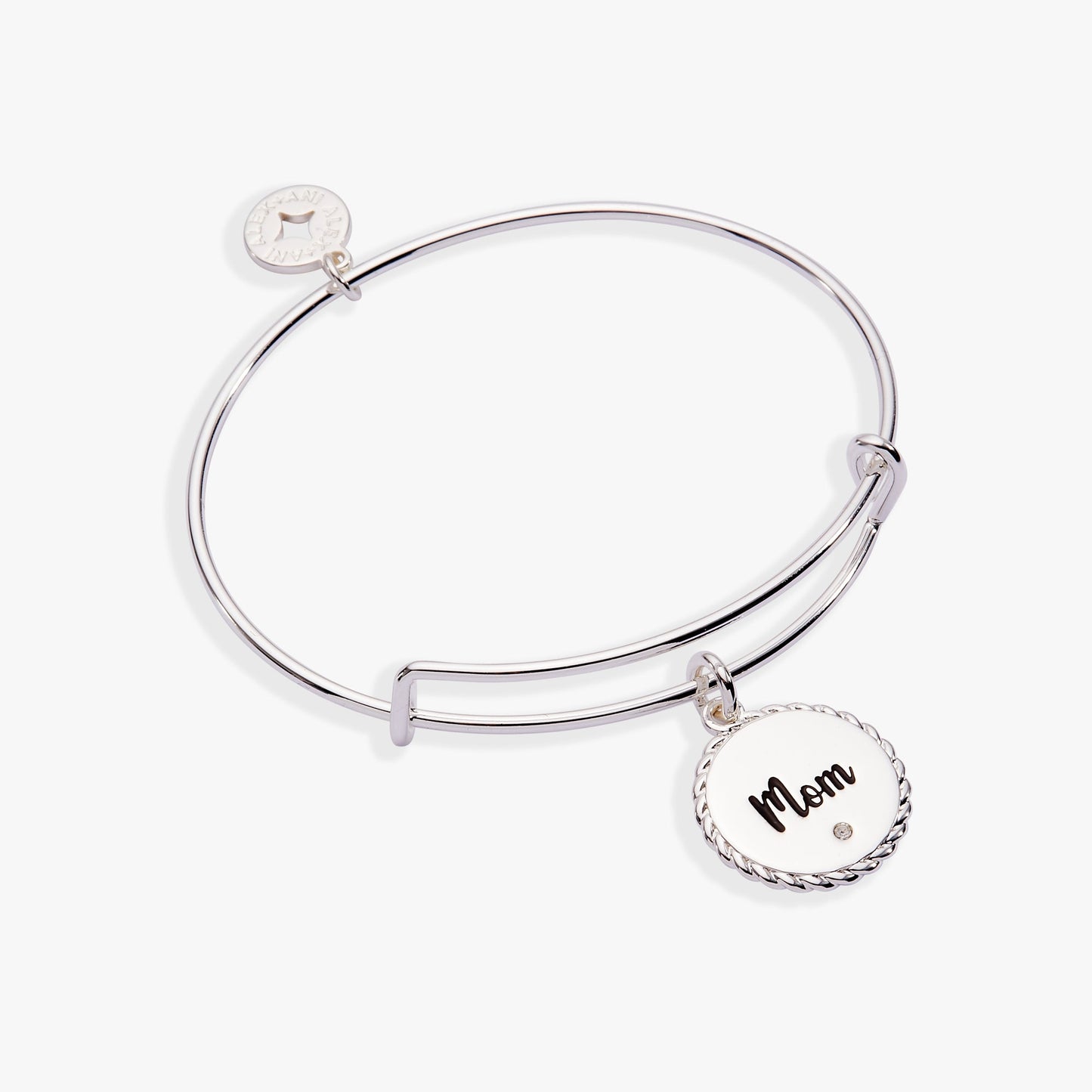 Mom 'Bonded By Love, Connected For Life' Charm Bangle ALEX AND ANI