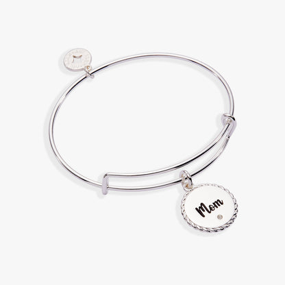 Mom 'Bonded By Love, Connected For Life' Charm Bangle ALEX AND ANI