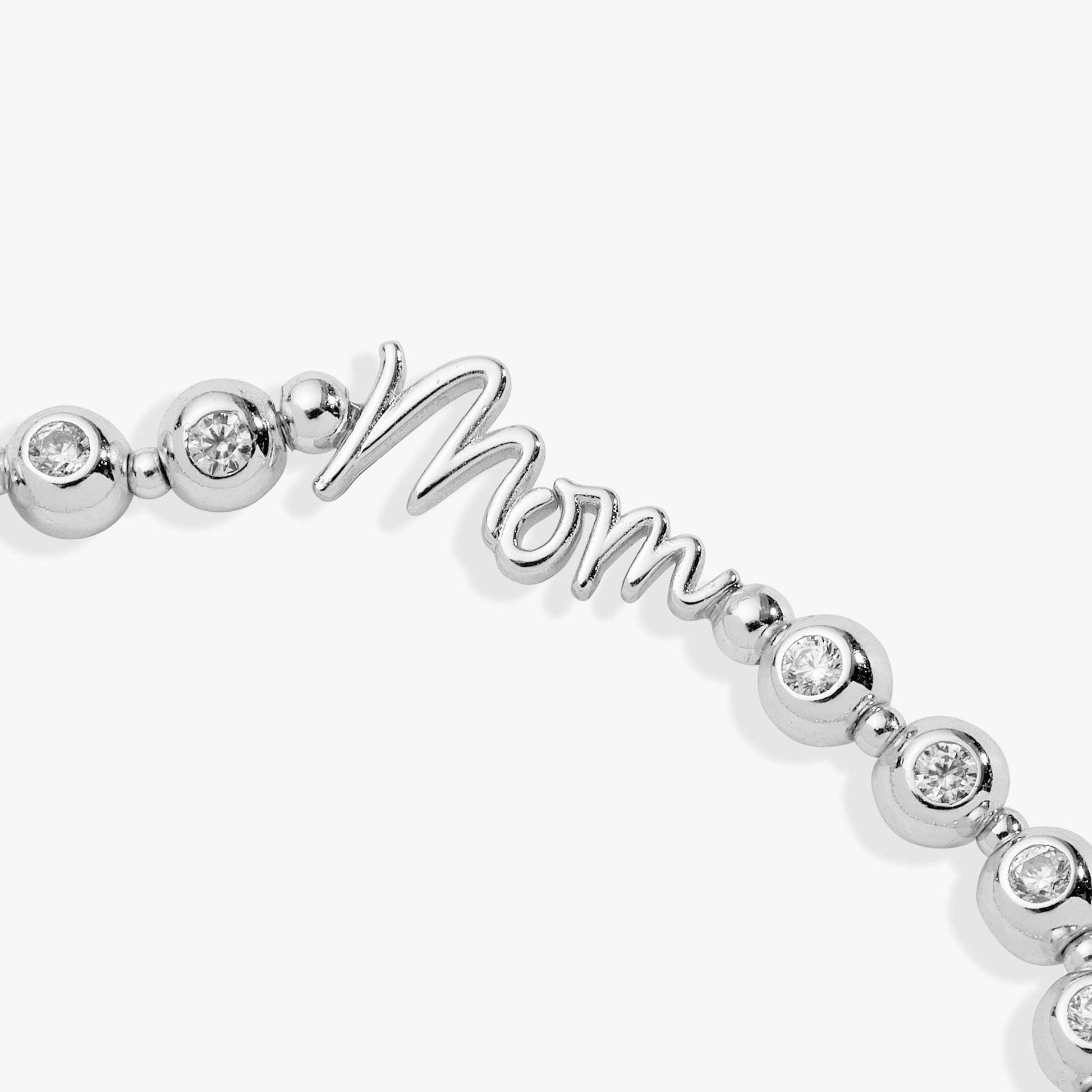 Mom Elongated Crystal Stretch Bracelet ALEX AND ANI