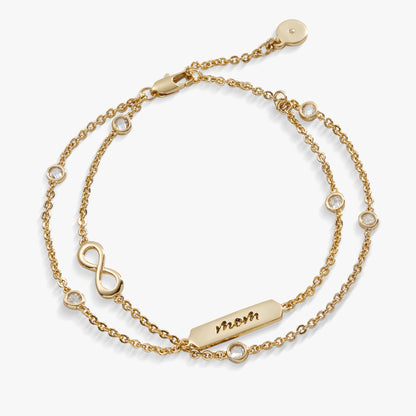 Mom Infinity Chain Double Strand Bracelet ALEX AND ANI
