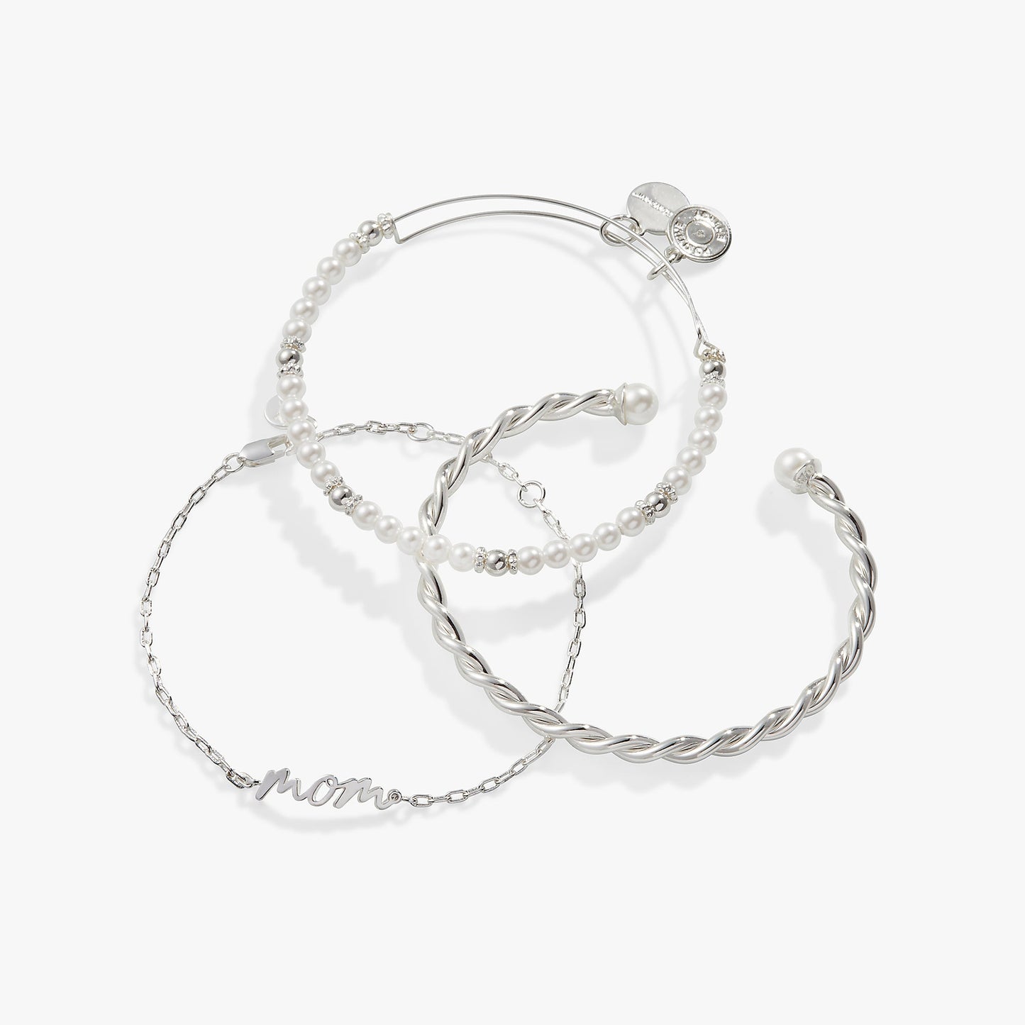 Mom Script Bracelet, Set of 3 ALEX AND ANI