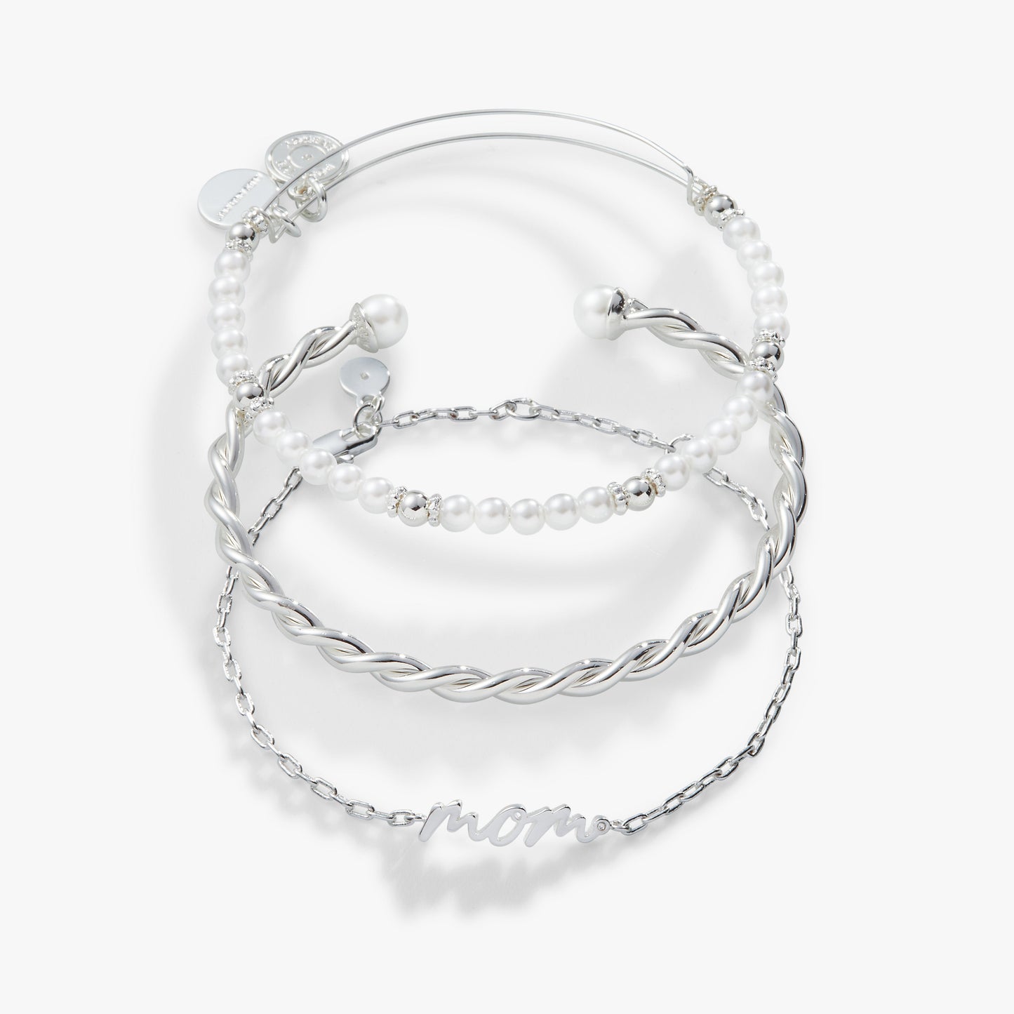 Mom Script Bracelet, Set of 3 ALEX AND ANI