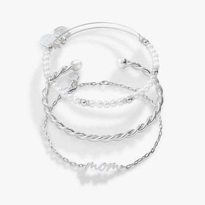 Mom Script Bracelet, Set of 3 ALEX AND ANI