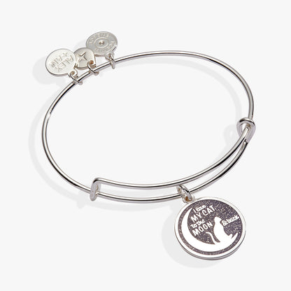 'Love My Cat to the Moon and Back' Bangle ALEX AND ANI