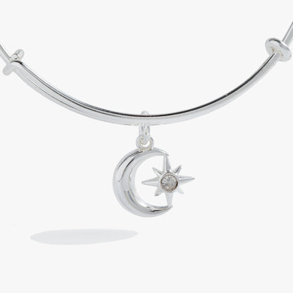 Star and Moon Charm Bangle ALEX AND ANI