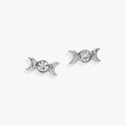 Crystal Lunar Phase Mini Stud Earrings ALEX AND ANI
