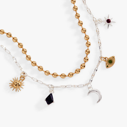 Moon Magic 2 Row Charm Bracelet ALEX AND ANI