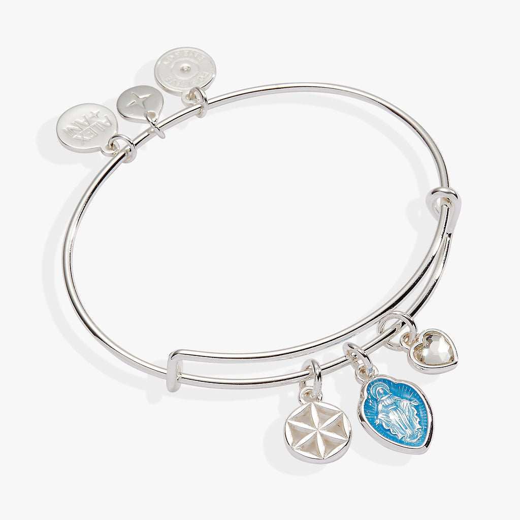 Faith and Family Mother Mary Charm Bangle ALEX AND ANI