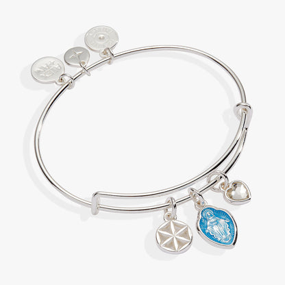 Faith and Family Mother Mary Charm Bangle ALEX AND ANI