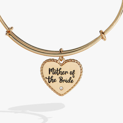 Mother of the Bride Heart Bangle ALEX AND ANI