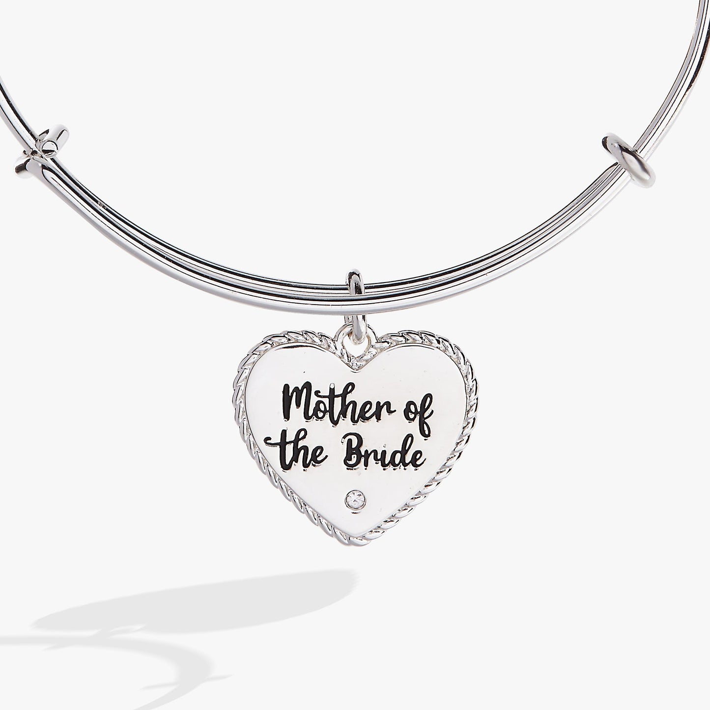 Mother of the Bride Heart Bangle ALEX AND ANI