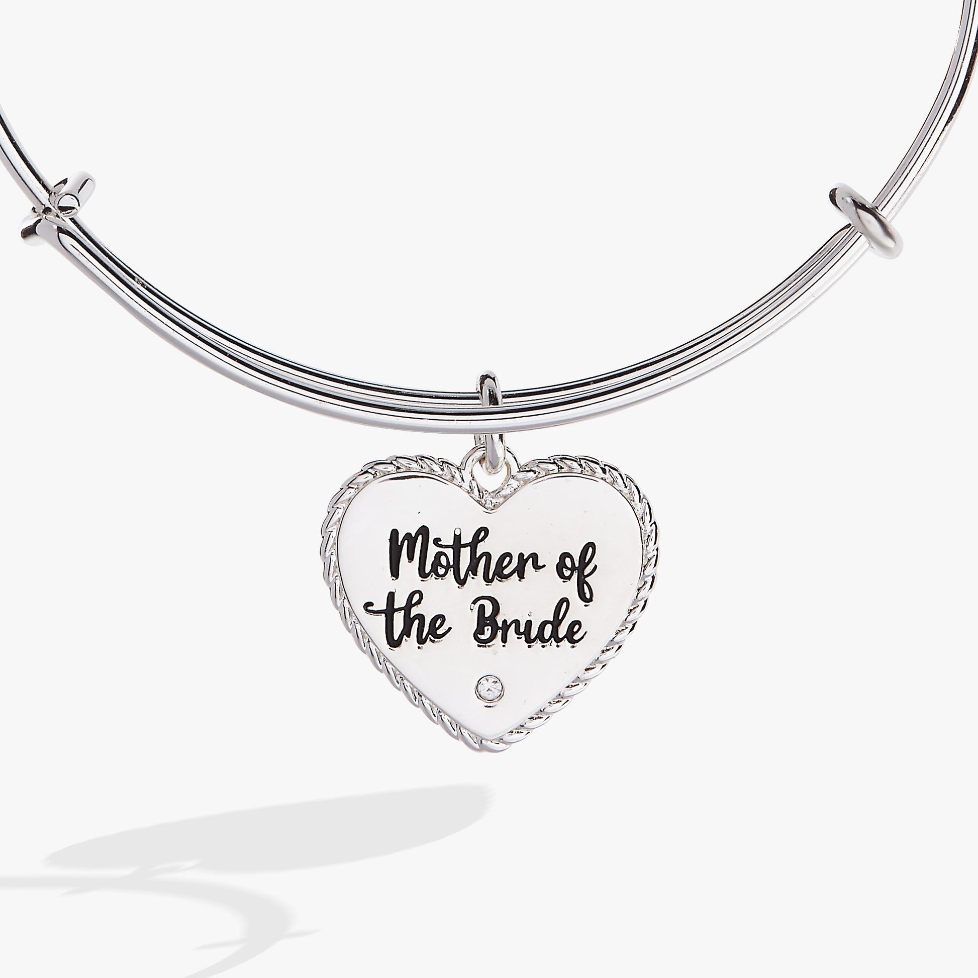 Mother of the Bride Heart Bangle ALEX AND ANI