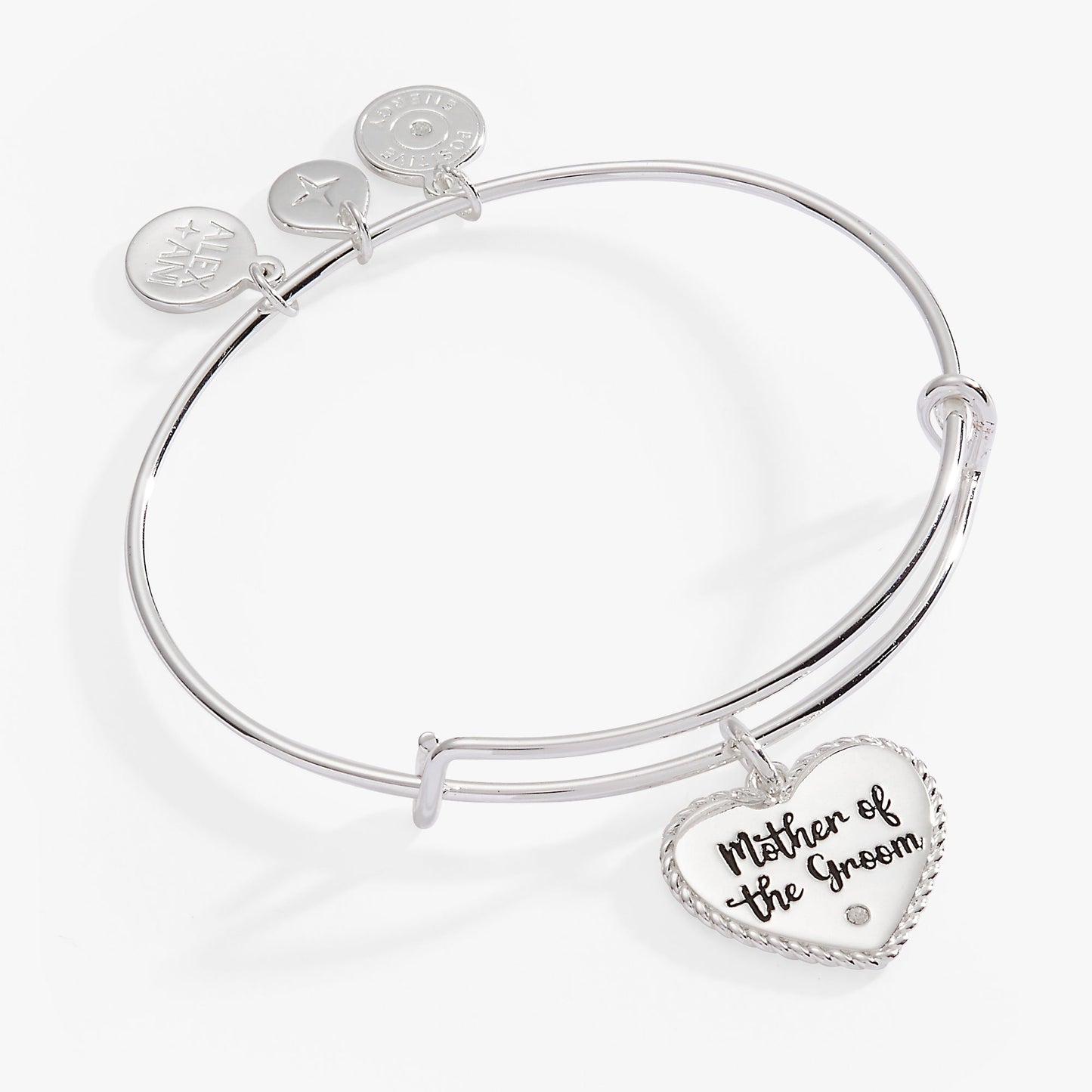 Mother of the Groom Heart Bangle ALEX AND ANI