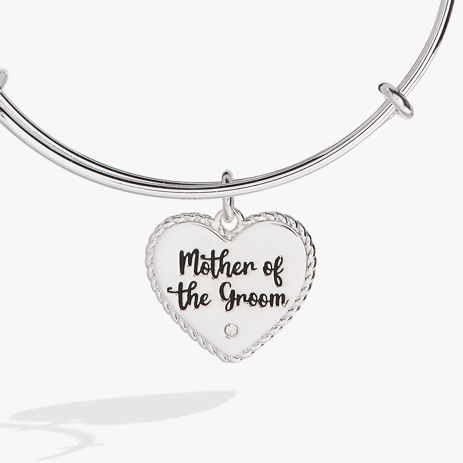 Mother of the Groom Heart Bangle ALEX AND ANI