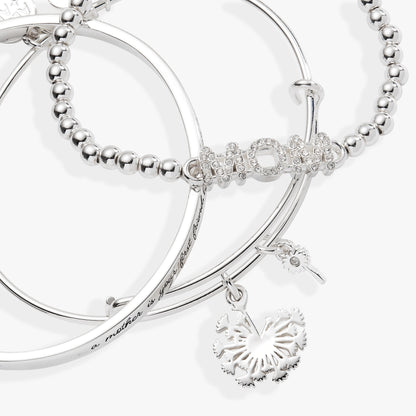 Mom Dandelion Bangle Set of 3 ALEX AND ANI
