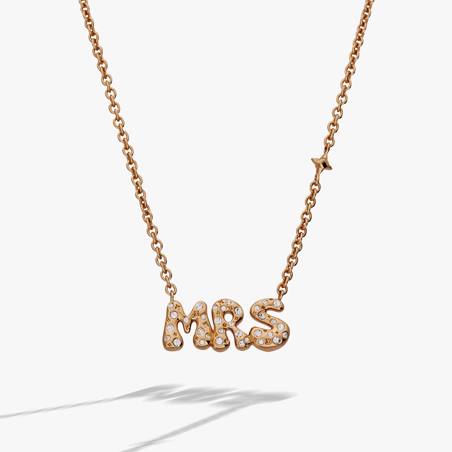 'Mrs' Bubble Crystal Pendant Necklace ALEX AND ANI