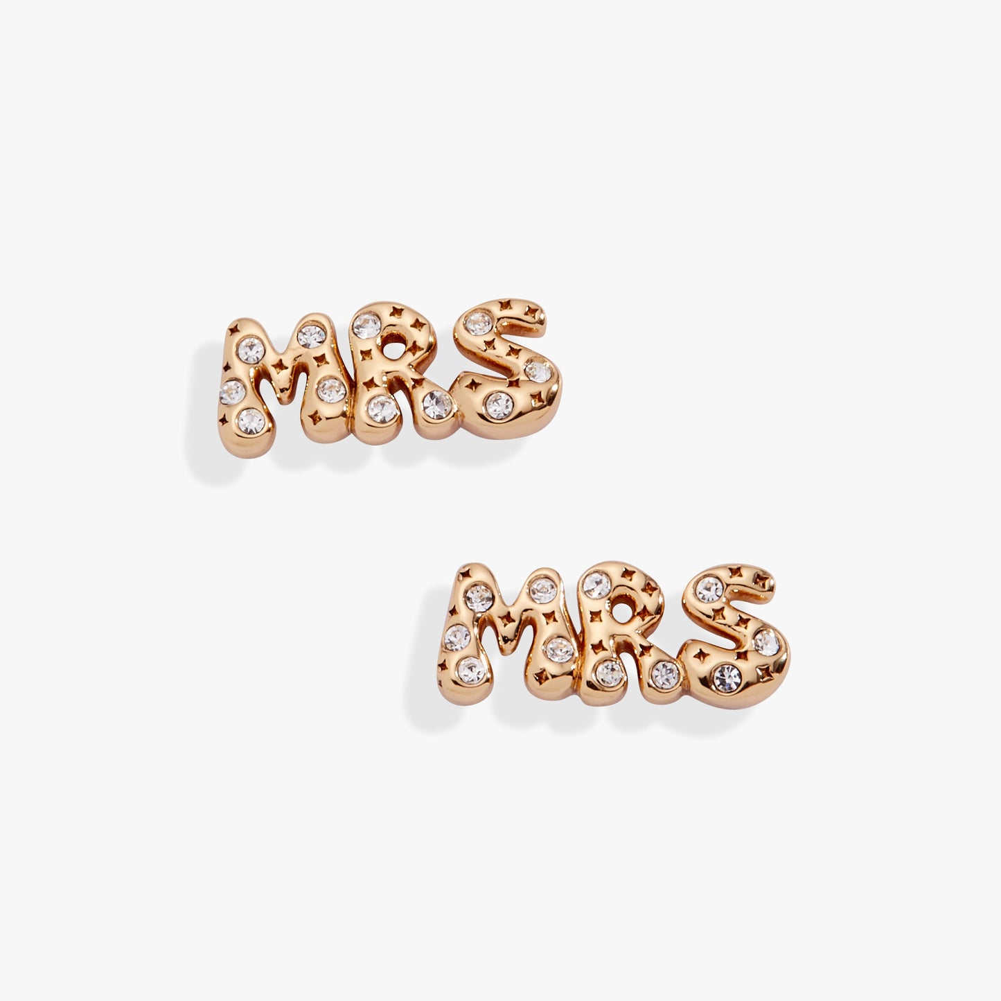 'Mrs' Bubble Crystal Stud Earrings ALEX AND ANI