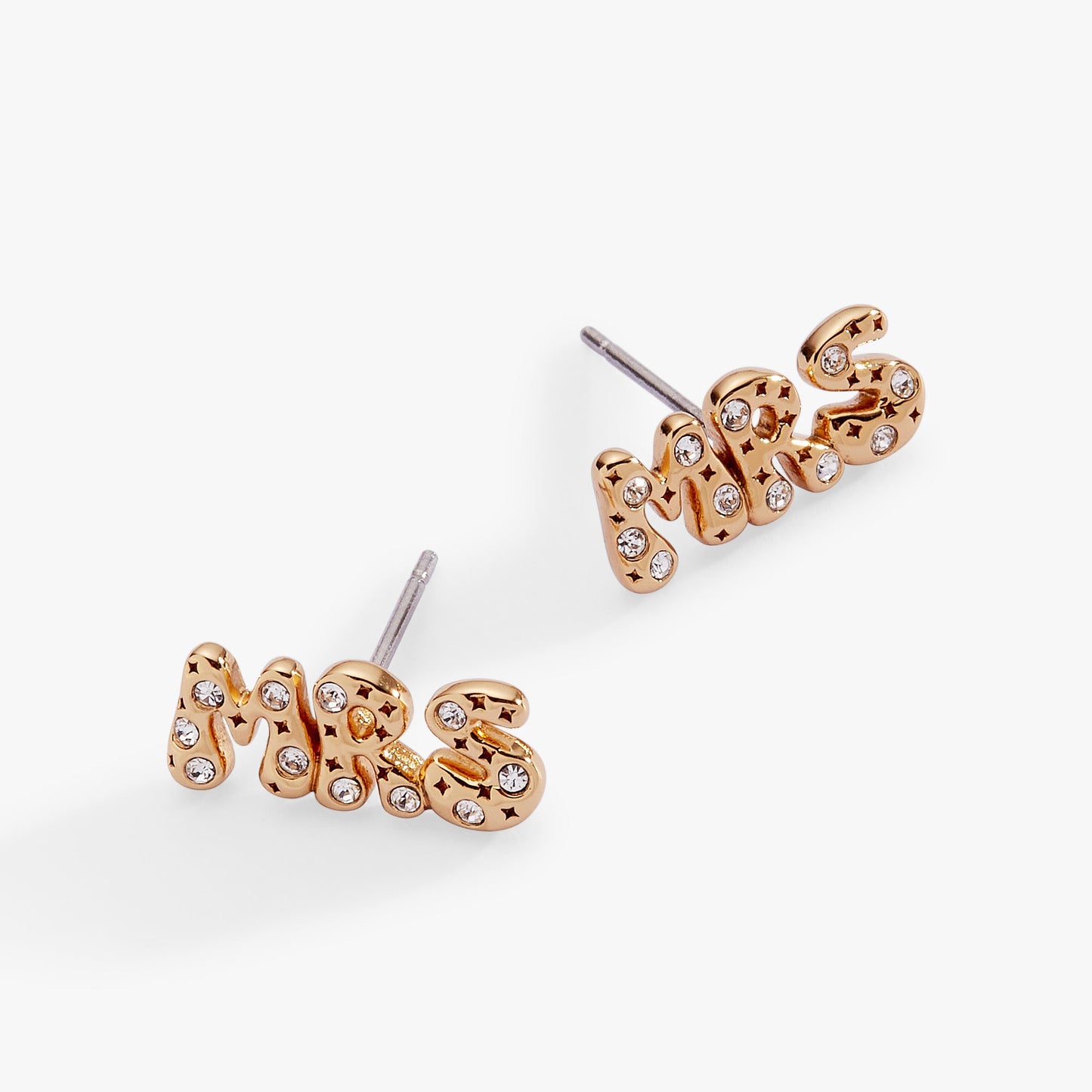 'Mrs' Bubble Crystal Stud Earrings ALEX AND ANI