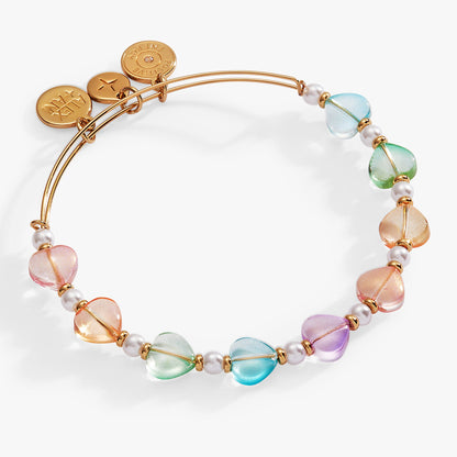Colorful Heart Beaded Bangle ALEX AND ANI