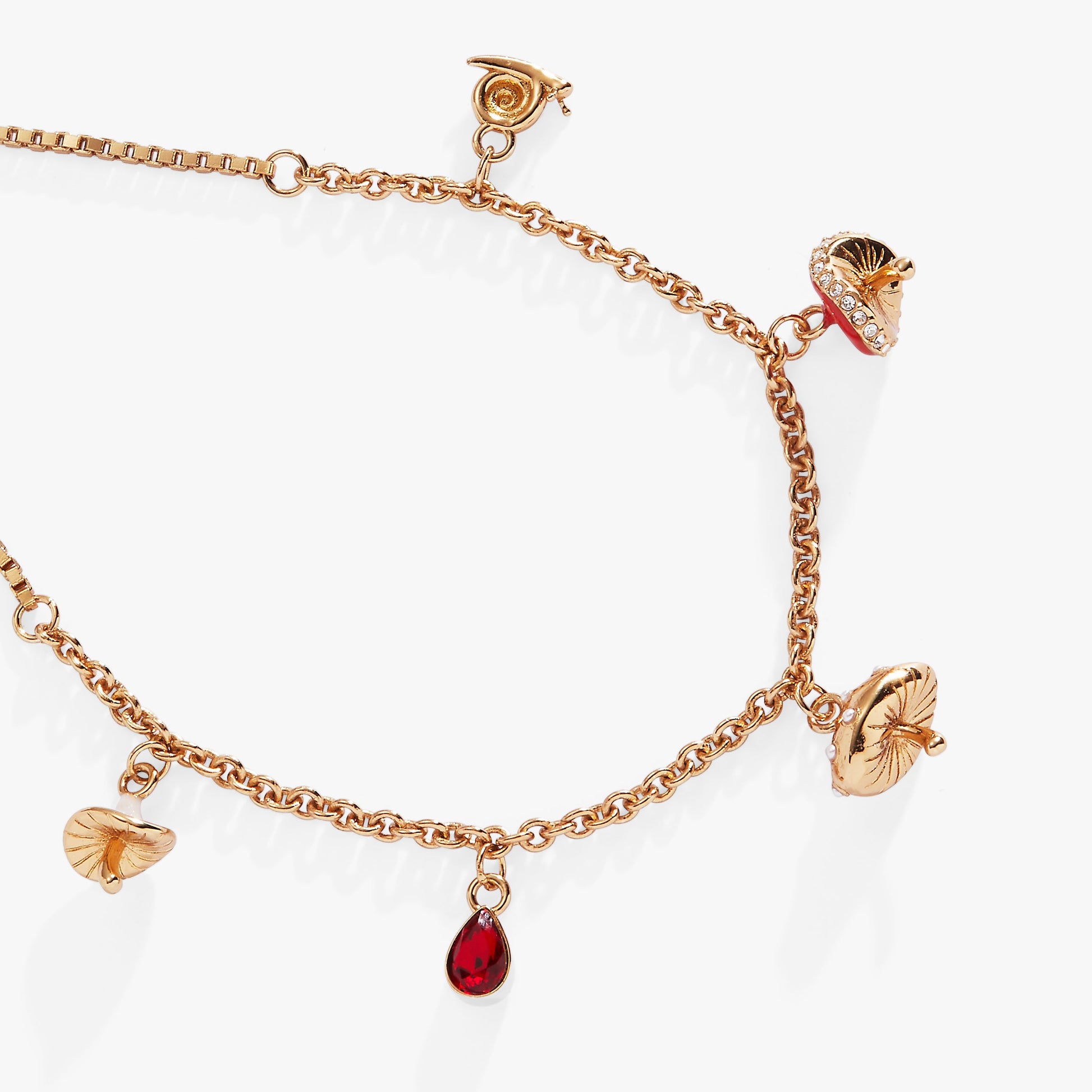 Mushroom Bolo Charm Bracelet ALEX AND ANI
