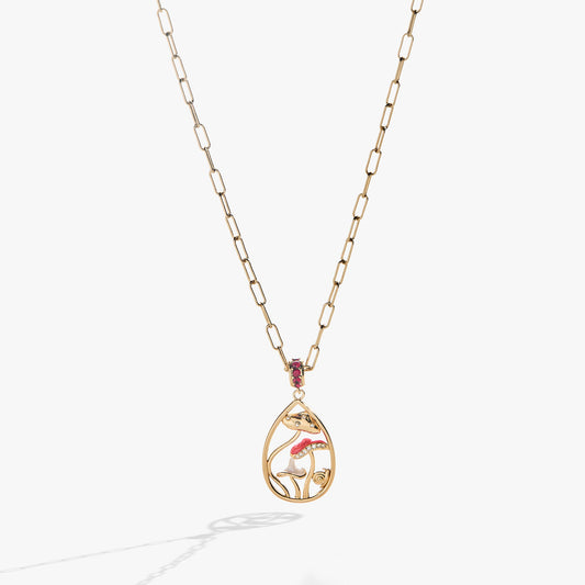 Mushroom Pendant Necklace ALEX AND ANI