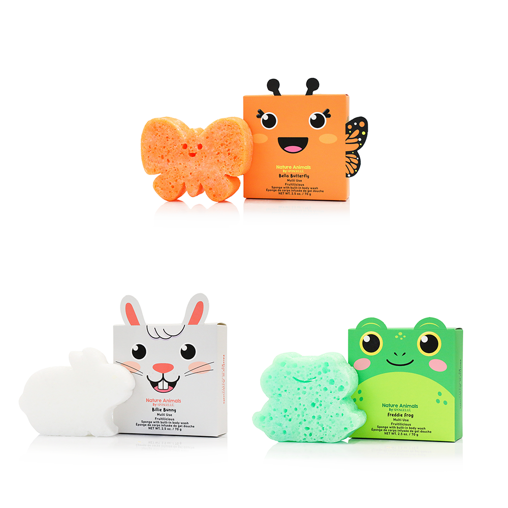 Nature Animals Assorted Pack Spongellé