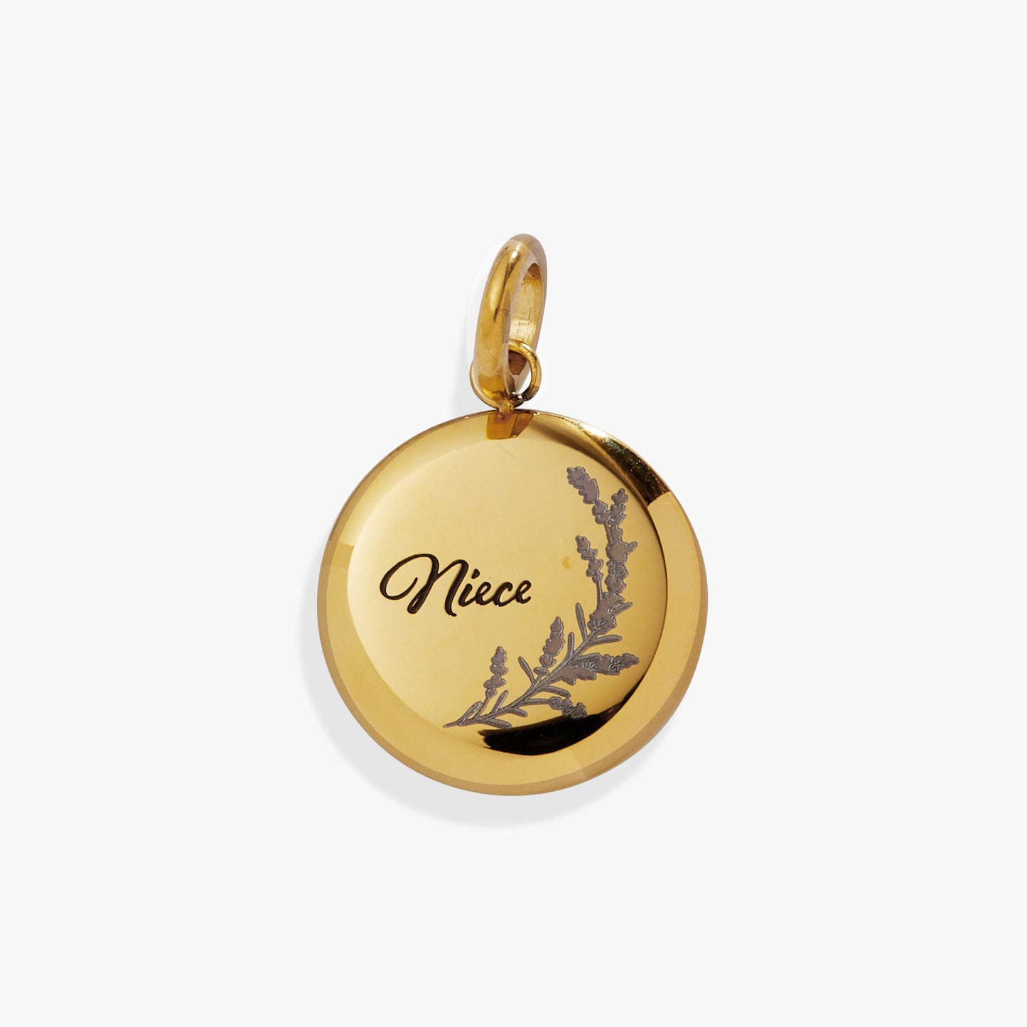 Niece Lavender Disc Charm ALEX AND ANI
