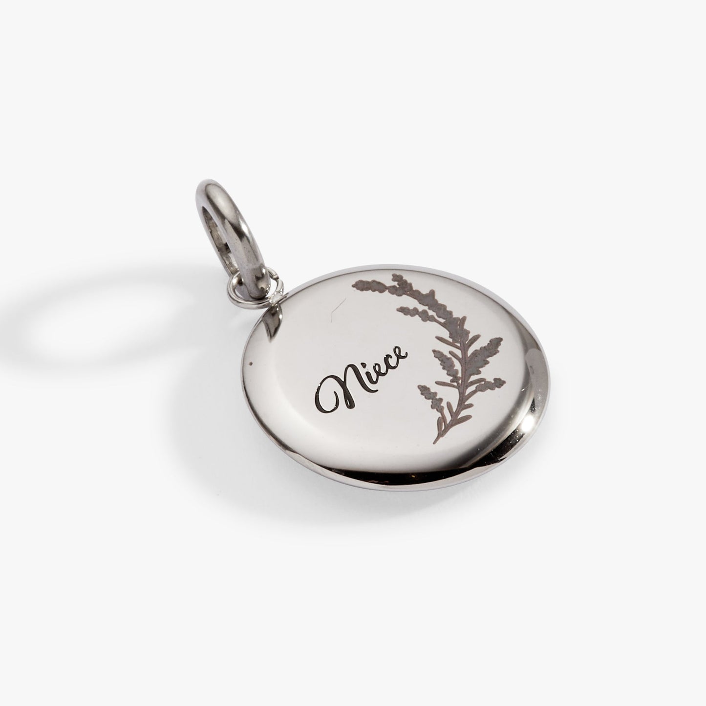 Niece Lavender Disc Charm ALEX AND ANI
