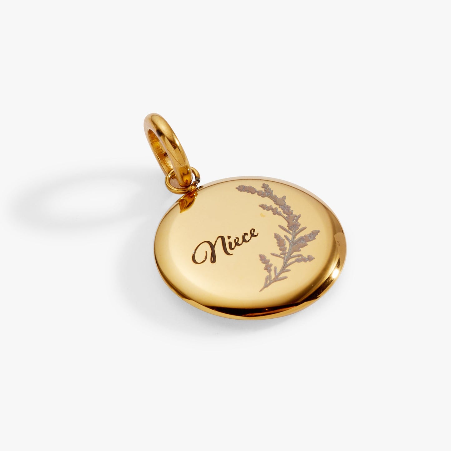 Niece Lavender Disc Charm ALEX AND ANI