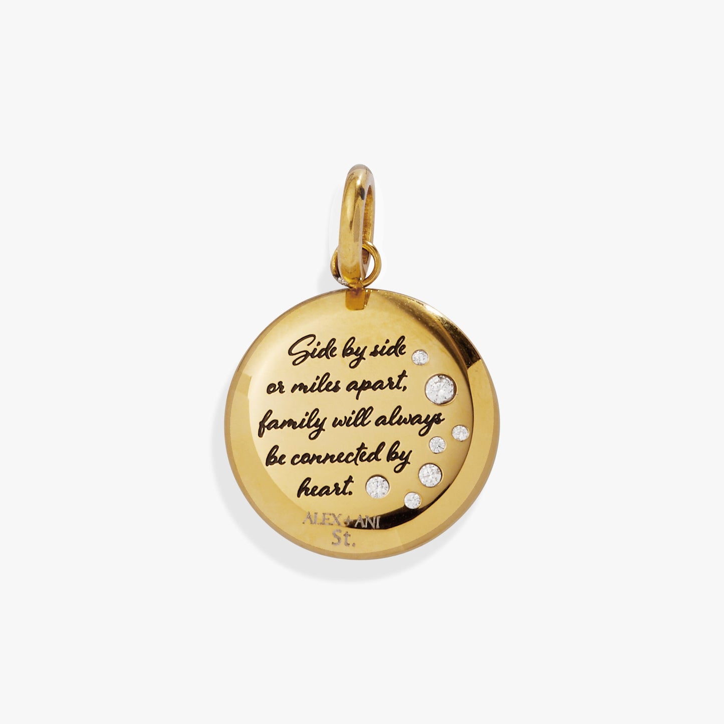 Niece Lavender Disc Charm ALEX AND ANI