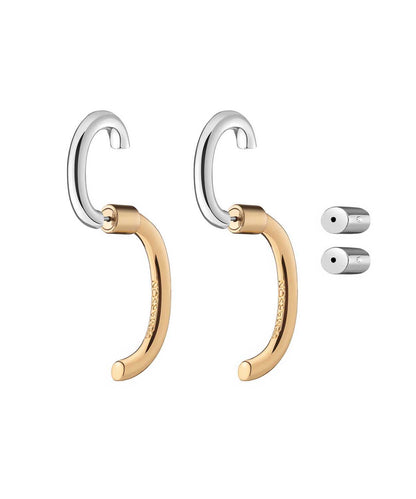 Luna Two-Tone Earrings