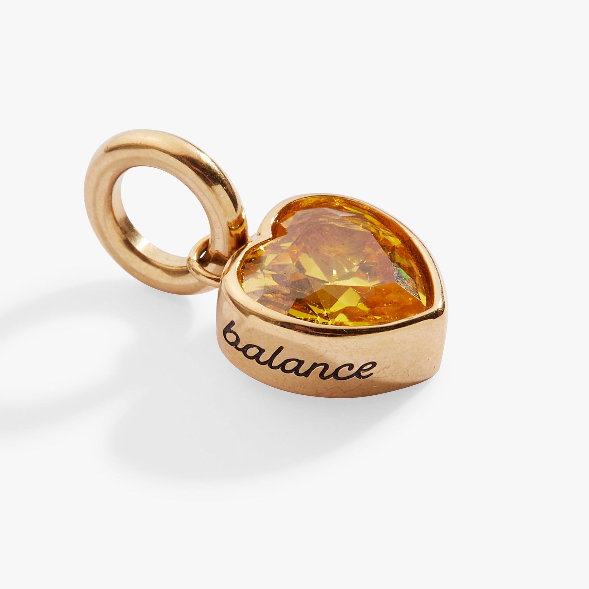November 'Balance' Heart Birthstone Charm ALEX AND ANI